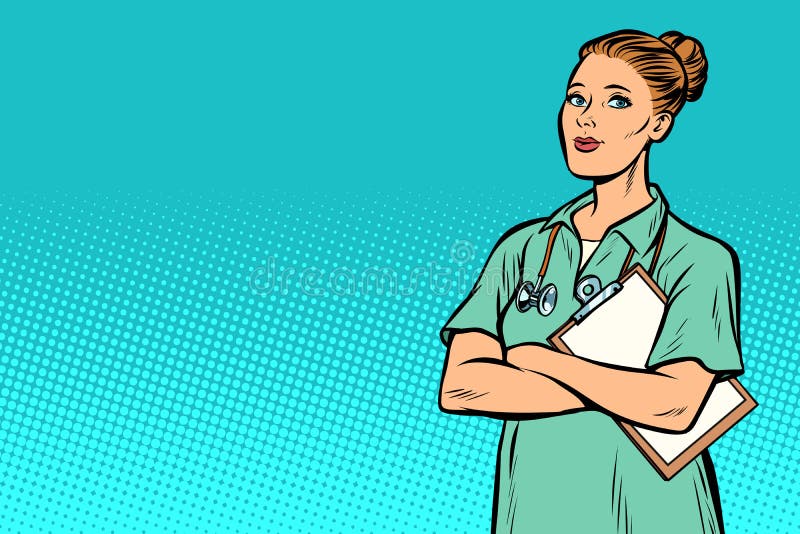 Infirmière d'art de bruit Médecine et santé illustration libre de droits Infirmière d'art de bruit Médecine et santé illustration libre de droits