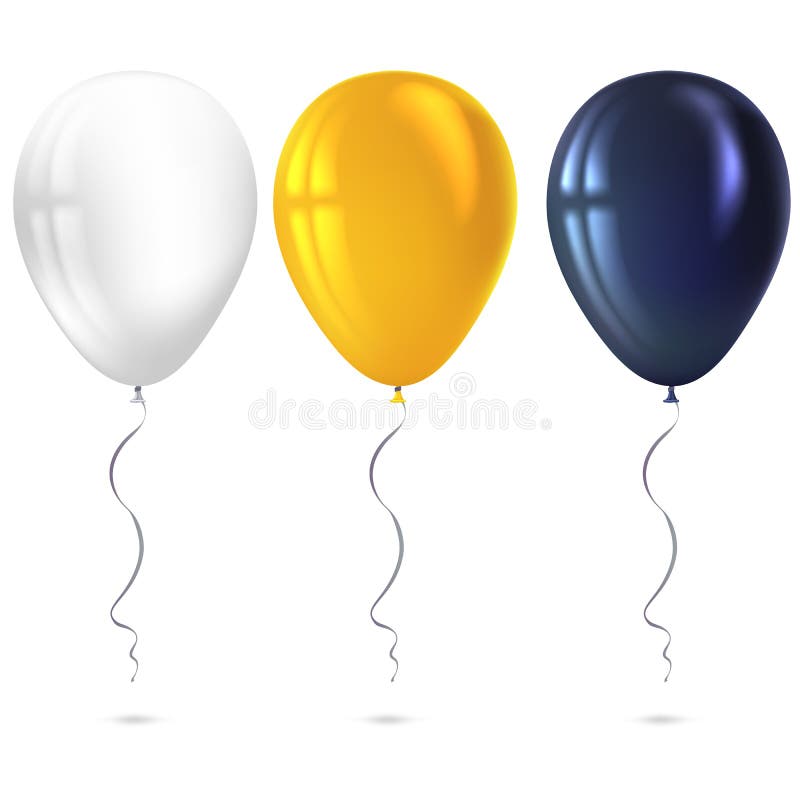 Inflatable air flying balloon isolated on white background.