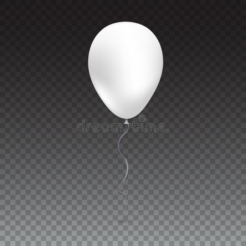 Inflatable air flying balloon on white background.