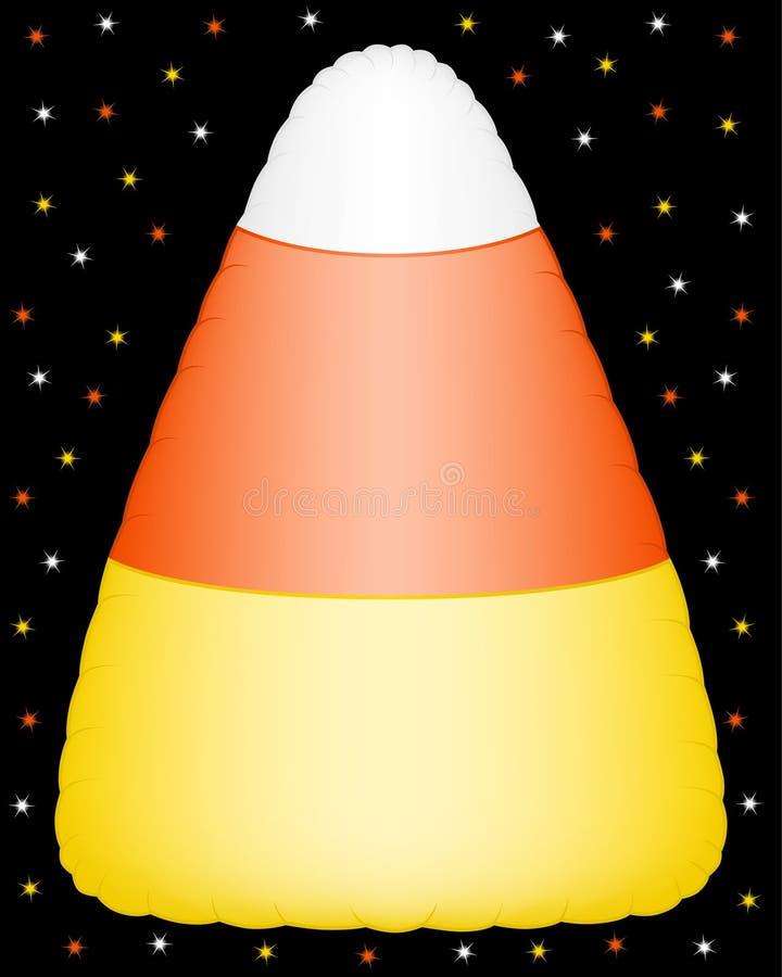 Inflatable Candy Corn Decoration Stock Illustration Illustration of