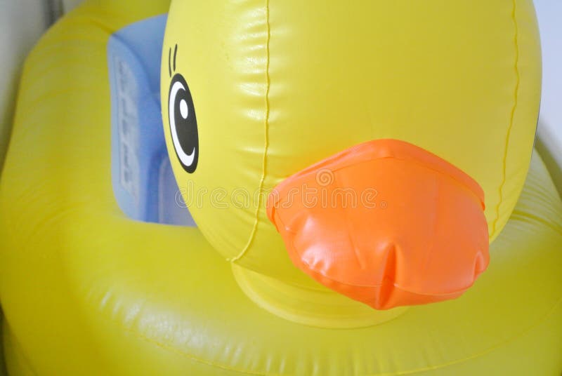 Inflatable duck bath stock photo. Image of bathroom, childhood 77988364