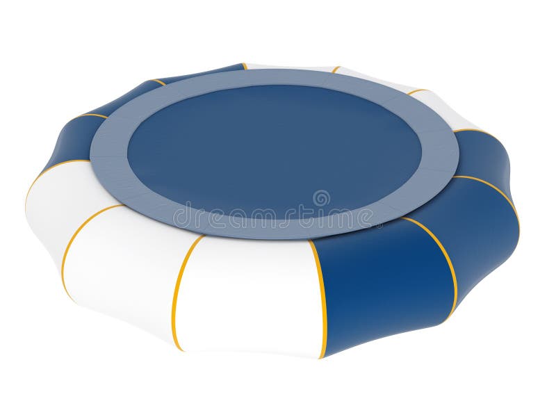 Inflatable trampoline