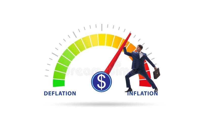 Inflation and Deflation Business Concept Stock Photo Image of crisis