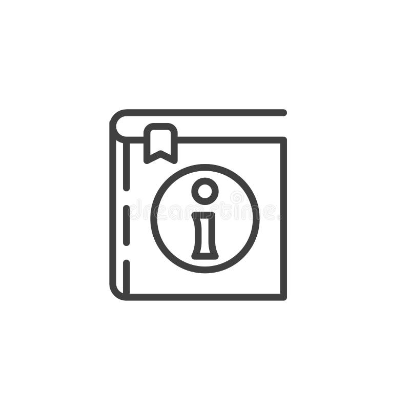 Book Icon - Line Style - Iconfu