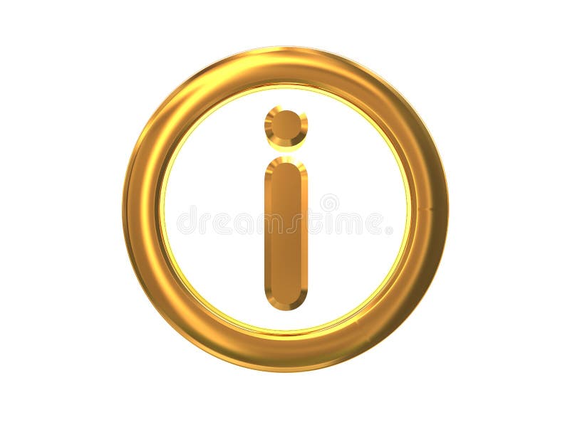 Info sign royalty free illustration