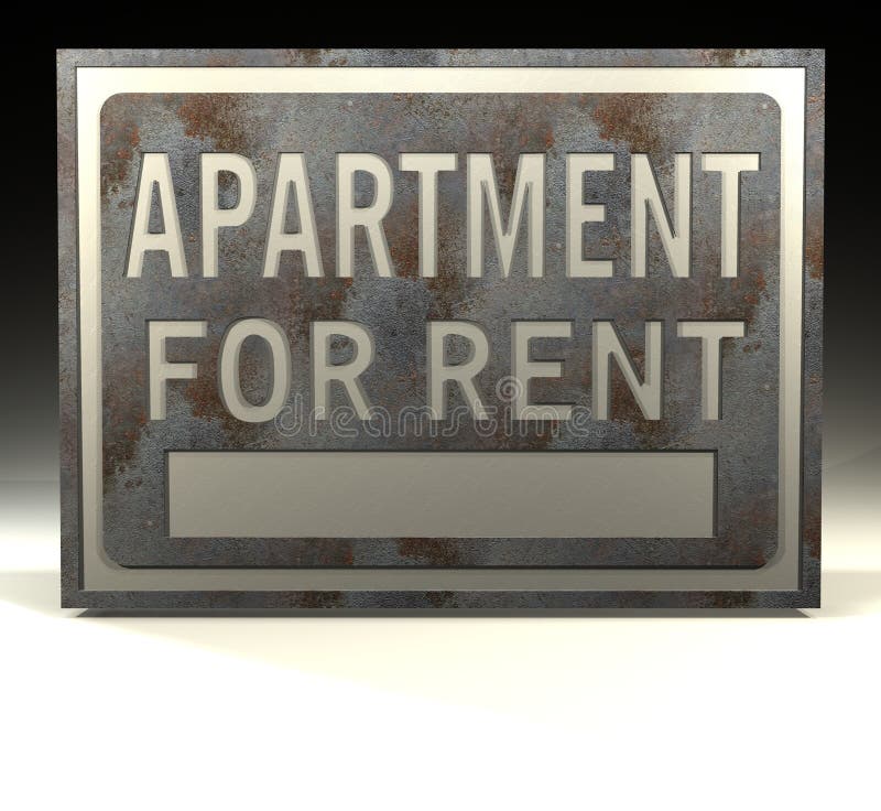 Info Sign apartment for rent
