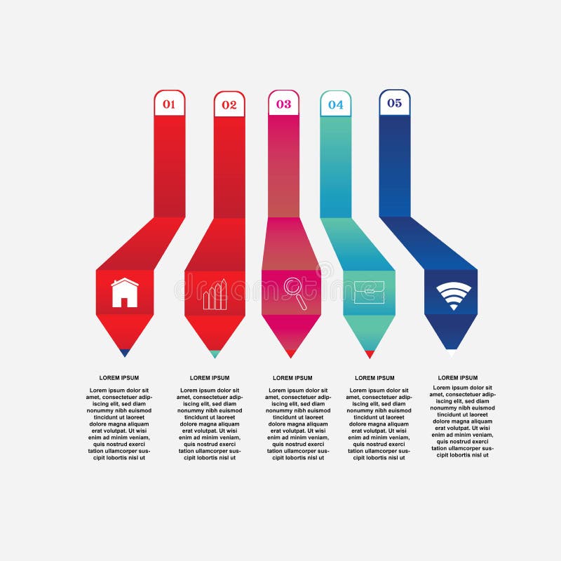 Infografik für kreative Gradienten vektor abbildung