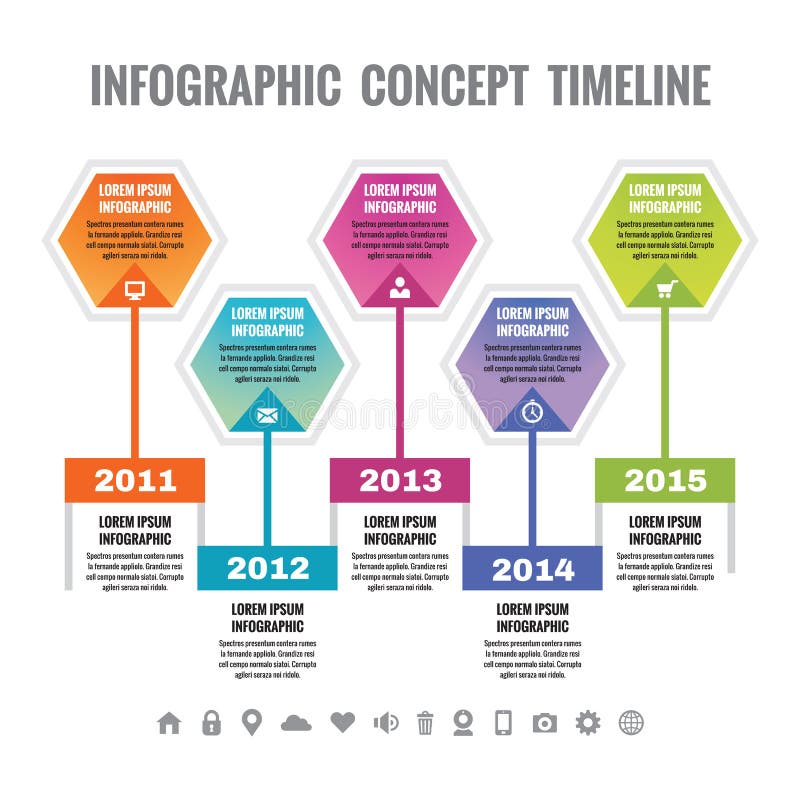 Abstract Circle Business Timeline Roadmap Infographics Elements ...