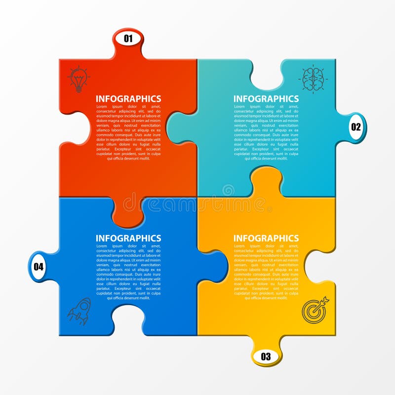 Infographic design template. Business concept with 4 steps royalty free illustration Infographic design template. Business concept with 4 steps royalty free illustration