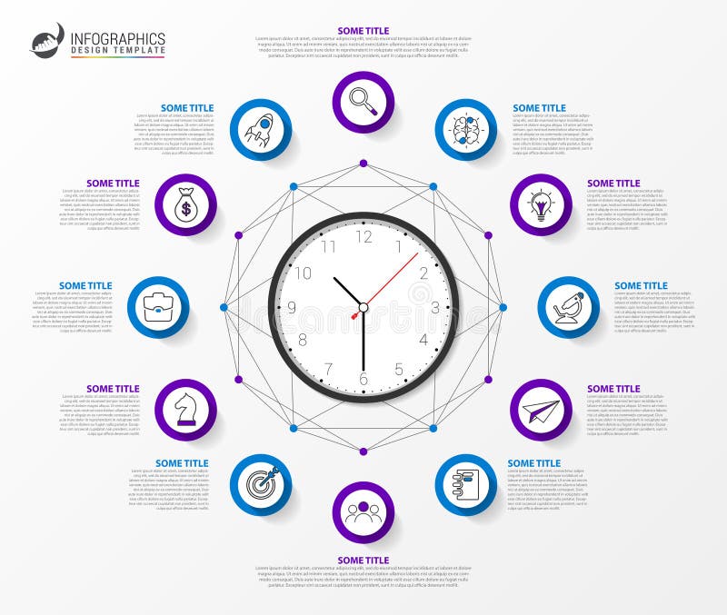 Infographic design template. Creative concept with 12 steps royalty free illustration Infographic design template. Creative concept with 12 steps royalty free illustration