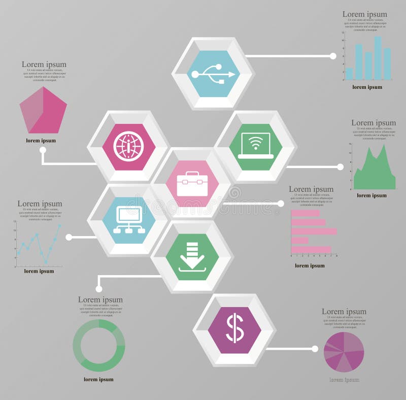 Infographic elements stock illustration