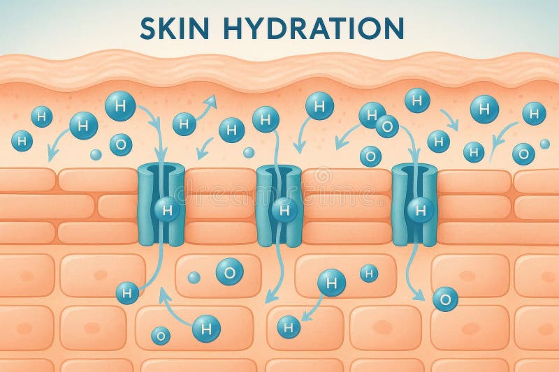 Osmosis diagram skin cell dehydration
