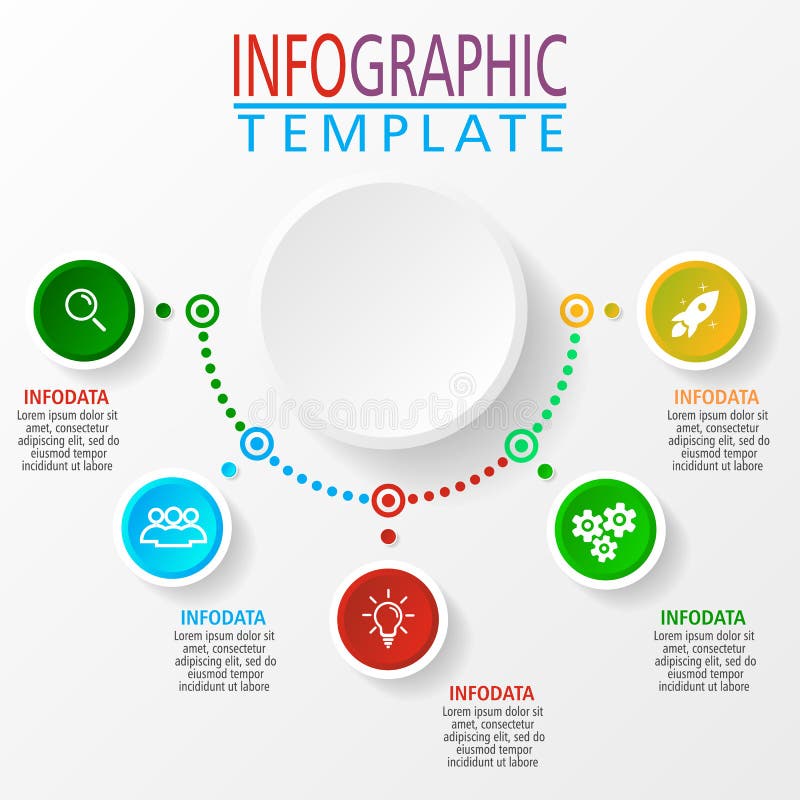 Infographic illustration i vektor vektor illustrationer Infographic illustration i vektor vektor illustrationer