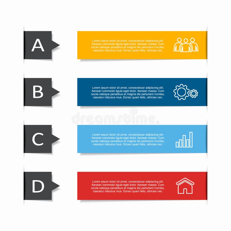 Infographic projekta szablon z miejscem dla twój dane również zwrócić corel ilustracji wektora ilustracji Infographic projekta szablon z miejscem dla twój dane również zwrócić corel ilustracji wektora ilustracji
