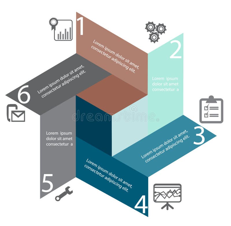 Infographic star royalty free illustration