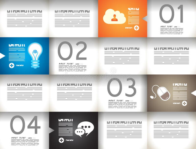 Infographic template for statistic data visualization royalty free illustration