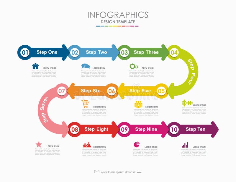 Infographic template. Vector illustration. Used for workflow layout, diagram, business step options, banner, web design.