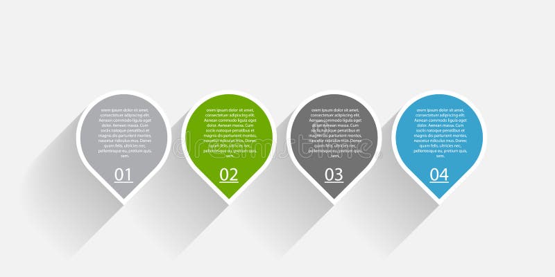 Infographic Templates for Business Vector royalty free illustration