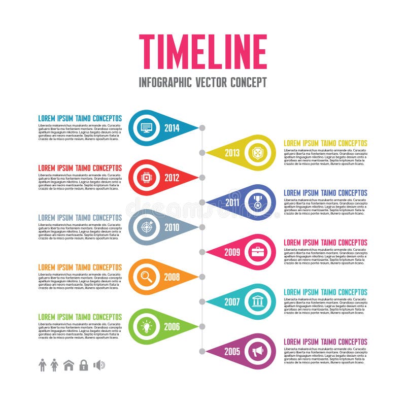 Infographic Vector Concept In Flat Design Style Timeline Template Stock Vector Illustration Of Chronology Circle Infographic Vector Concept In Flat Design Style Timeline Template Stock Vector Illustration Of Chronology Circle