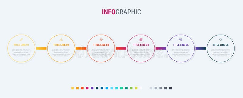 Infographic διάνυσμα σχεδίου υπόδειξης ως προς το χρόνο 6 βήματα, στρογγυλευμένο σχεδιάγραμμα ροής της δουλειάς Διανυσματικό info ελεύθερη απεικόνιση δικαιώματος Infographic διάνυσμα σχεδίου υπόδειξης ως προς το χρόνο 6 βήματα, στρογγυλευμένο σχεδιάγραμμα ροής της δουλειάς Διανυσματικό info ελεύθερη απεικόνιση δικαιώματος