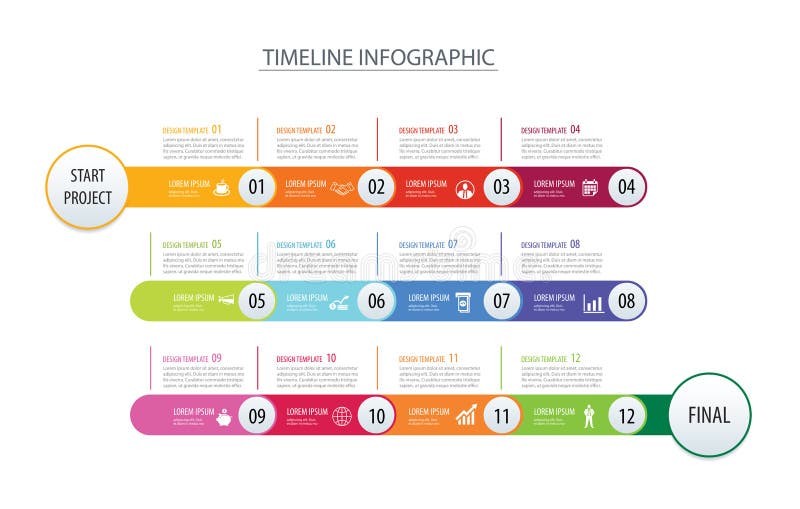 Infographicchronologie 1 van het bedrijfs jaarmalplaatje conceptenpijlen Vec royalty-vrije illustratie Infographicchronologie 1 van het bedrijfs jaarmalplaatje conceptenpijlen Vec royalty-vrije illustratie