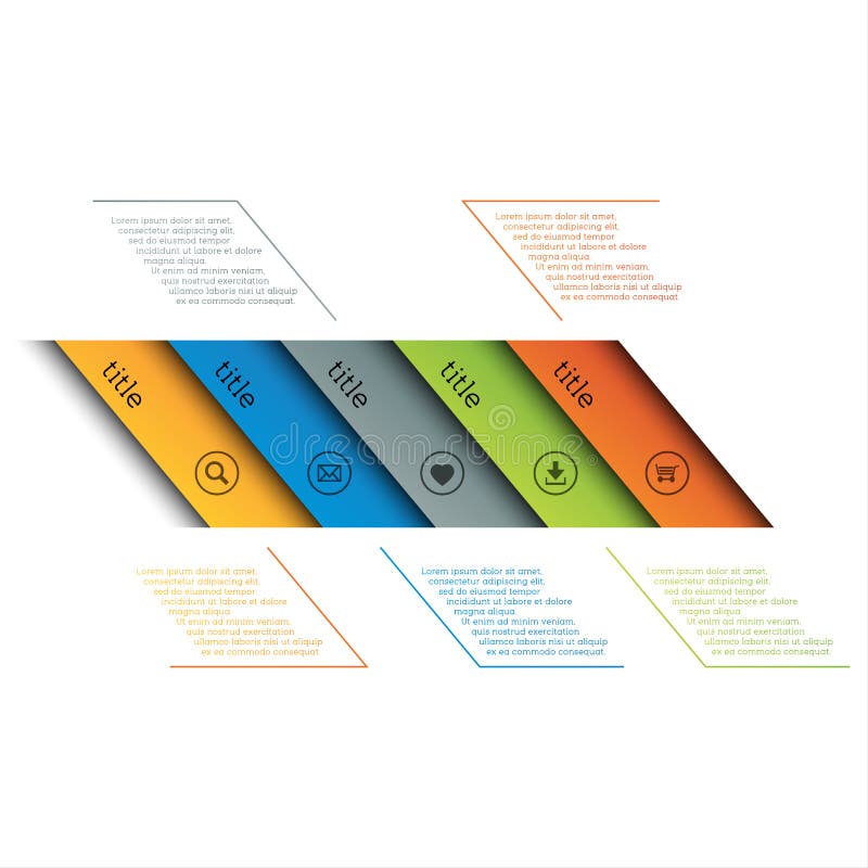 Infographicmalplaatje, eenvoudige chronologie met pictogrammen, Webontwerp, banners, toepassingen, elementen royalty-vrije illustratie Infographicmalplaatje, eenvoudige chronologie met pictogrammen, Webontwerp, banners, toepassingen, elementen royalty-vrije illustratie