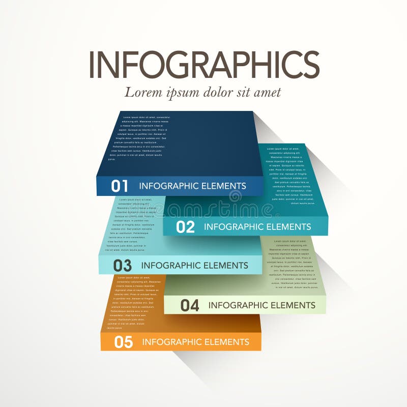 Infographics abstracto del cubo libre illustration Infographics abstracto del cubo libre illustration