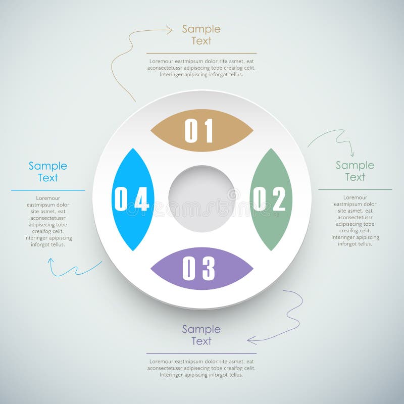 Infographics abstracto del papel 3d del vector libre illustration Infographics abstracto del papel 3d del vector libre illustration