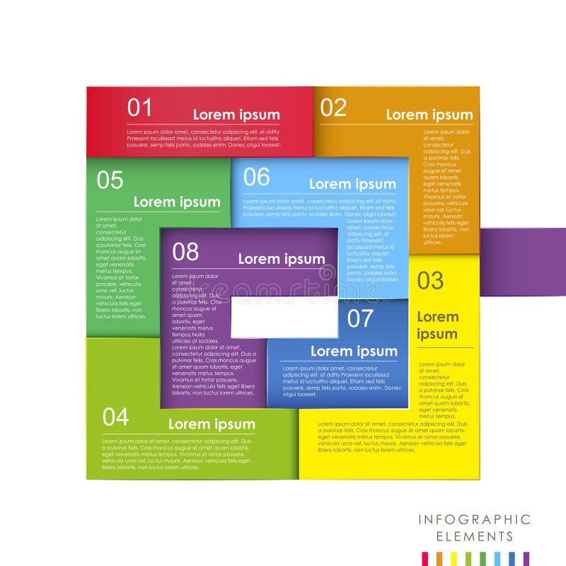 Infographics abstracto del papel 3d del vector libre illustration Infographics abstracto del papel 3d del vector libre illustration