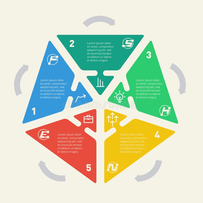Infographics av affärsidéen med 5 alternativ, moment eller proces royaltyfri illustrationer Infographics av affärsidéen med 5 alternativ, moment eller proces royaltyfri illustrationer