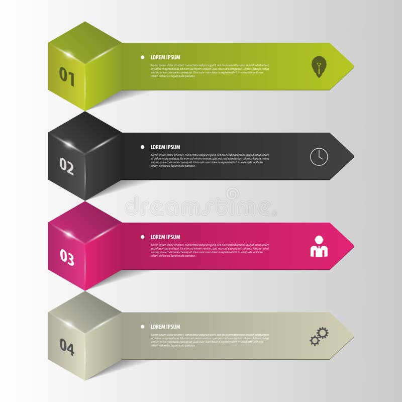 Infographics Biznesowe krok opcje również zwrócić corel ilustracji wektora ilustracji Infographics Biznesowe krok opcje również zwrócić corel ilustracji wektora ilustracji