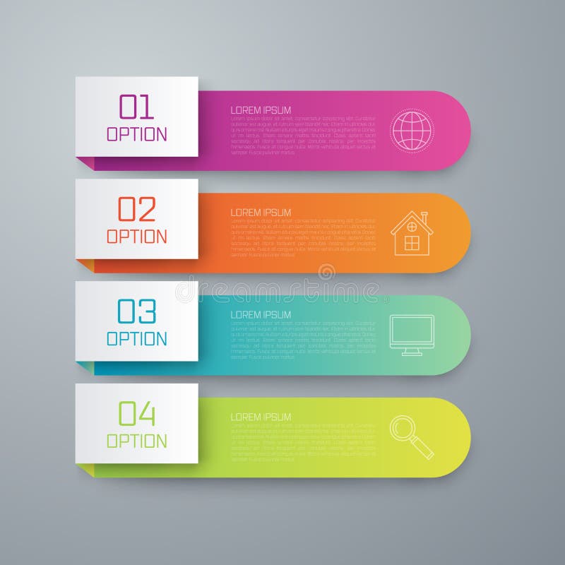 Infographics courant d'affaires de vecteur illustration stock Infographics courant d'affaires de vecteur illustration stock