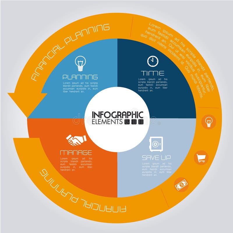 Infographics royalty free illustration