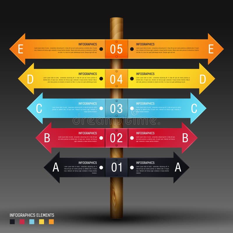 Infographics Design template stock illustration