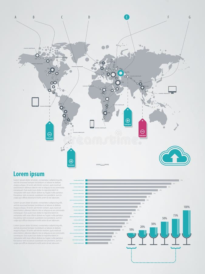 Infografiky prvok sveta.