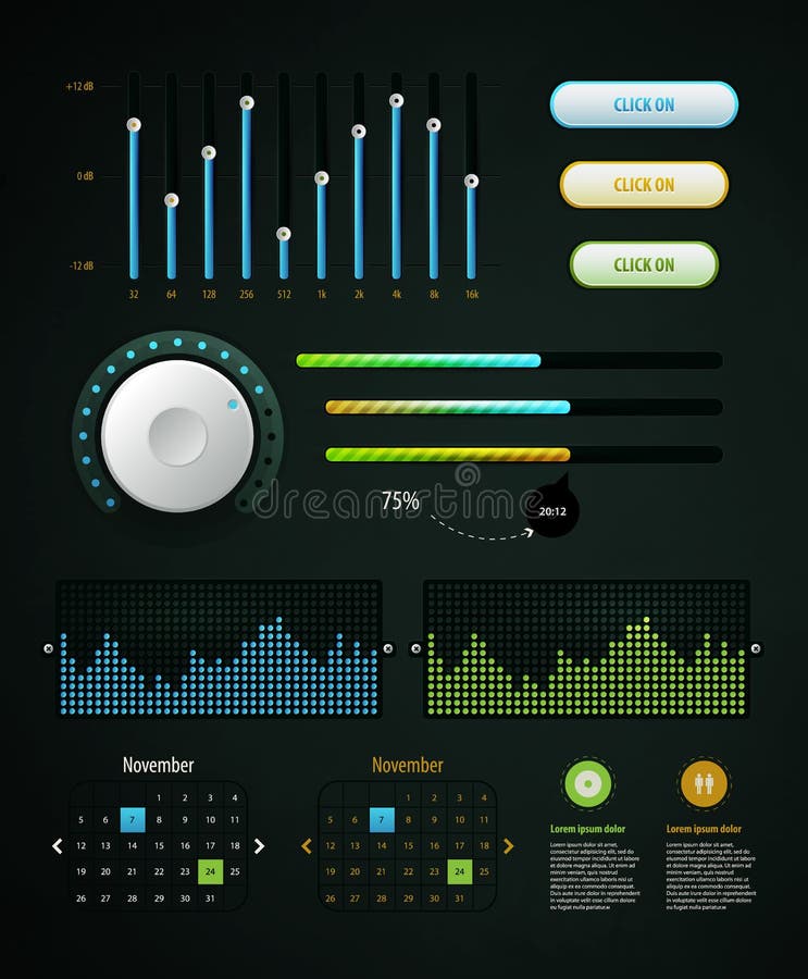 Infographics elements