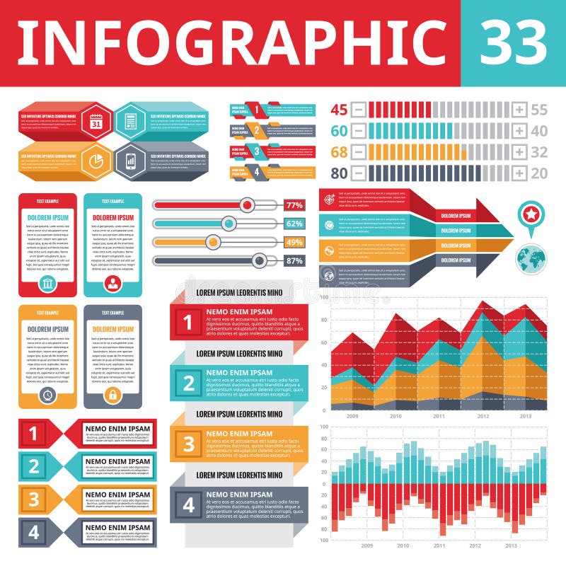 Infographics Elements 33 vector illustration Infographics Elements 33 vector illustration
