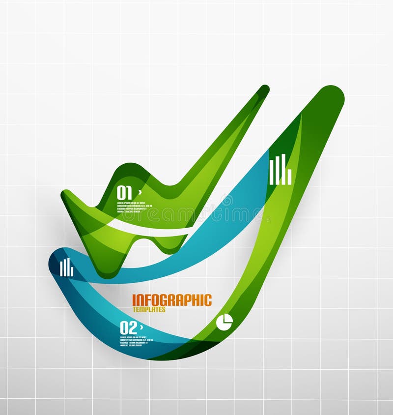 Infographics fresco moderno di affari dell'onda royalty illustrazione gratis Infographics fresco moderno di affari dell'onda royalty illustrazione gratis
