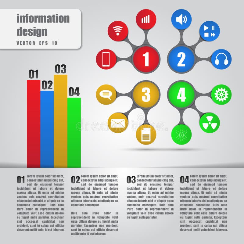 Infographics pojęcie. Metaball kolorowy diagram ilustracja wektor Infographics pojęcie. Metaball kolorowy diagram ilustracja wektor