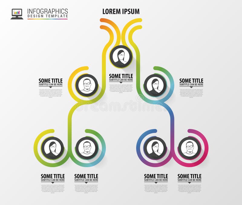Infographicsontwerp van de organisatiegrafiek Infographics Vector illustratie stock illustratie Infographicsontwerp van de organisatiegrafiek Infographics Vector illustratie stock illustratie