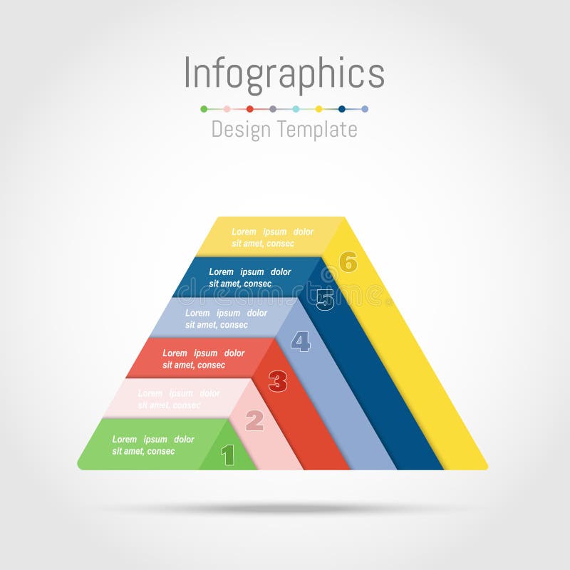 Infographic与三角形状的设计元素您的与6个选择、部分、步、时间安排或者过程的企业数据的 库存例证 Infographic与三角形状的设计元素您的与6个选择、部分、步、时间安排或者过程的企业数据的 库存例证