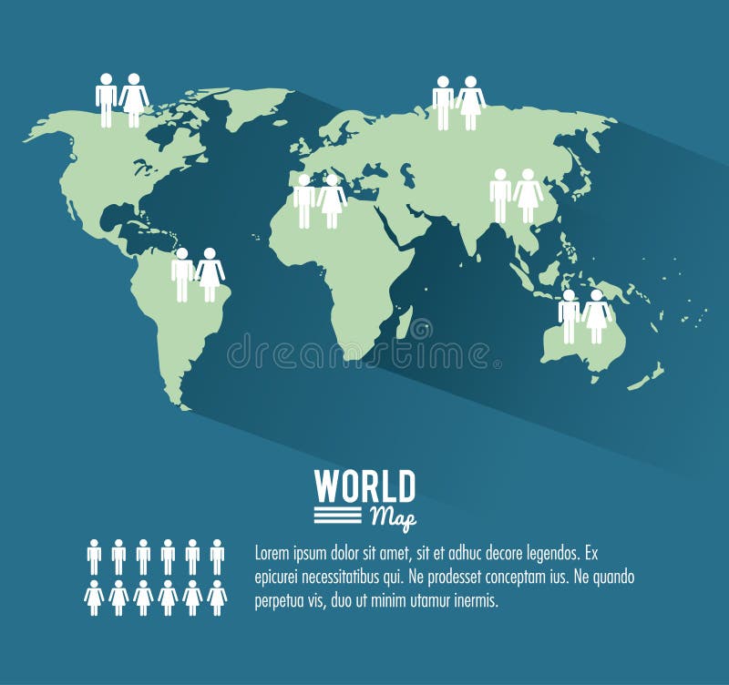 infographic的世界地图 皇族释放例证 infographic的世界地图 皇族释放例证
