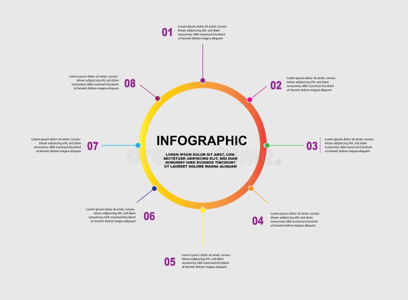 Infographie vektor abbildung