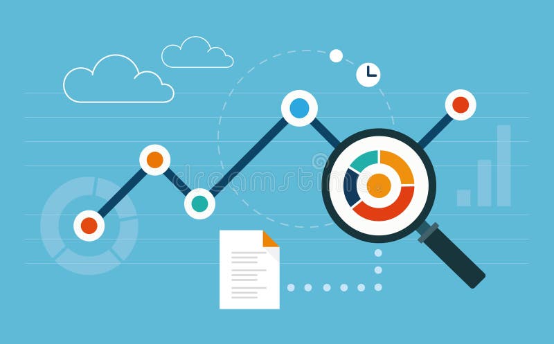 Información del Analytics ilustración del vector Información del Analytics ilustración del vector