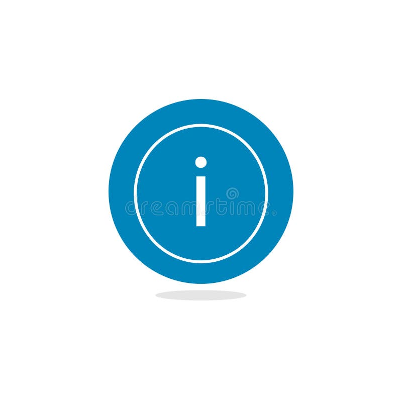 Informacja! Płaska projekt ikona Wiadomości i networking symbol ilustracji Informacja! Płaska projekt ikona Wiadomości i networking symbol ilustracji