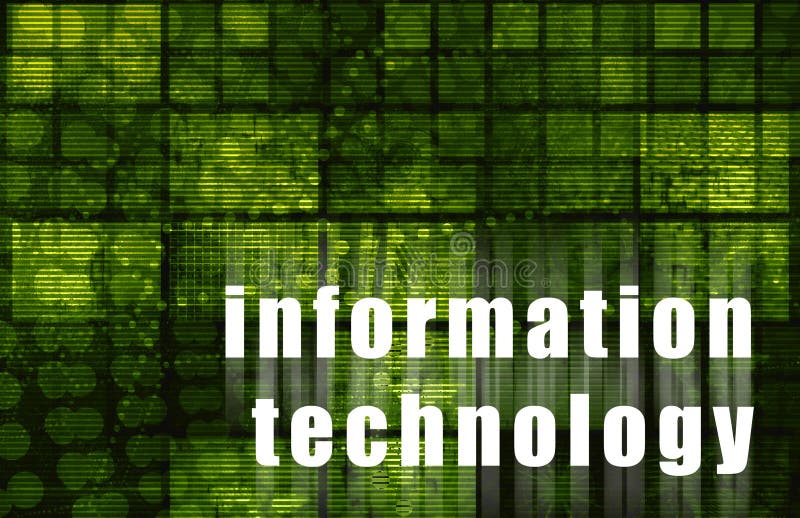 Informatietechnologie stock illustratie Informatietechnologie stock illustratie