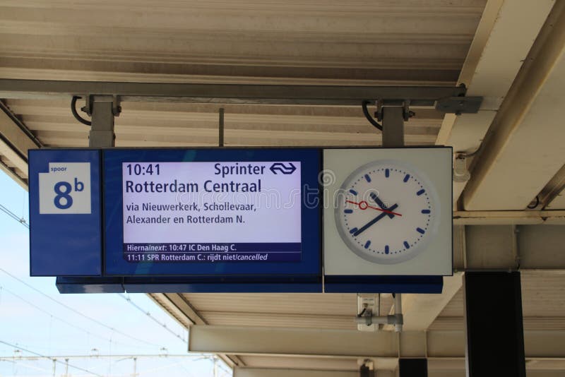 Zich verzetten tegen Verdachte Proberen Information Display at Platform of Gouda Station in the Netherlands with Travel Information for Train Heading To Rotterdam Editorial Photo - Image of travel, station: 172064261 Zich verzetten tegen Verdachte Proberen Information Display at Platform of Gouda Station in the Netherlands with Travel Information for Train Heading To Rotterdam Editorial Photo - Image of travel, station: 172064261