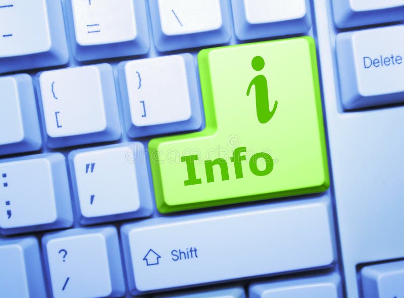 Information key. Information special key on a keyboard Information key. Information special key on a keyboard