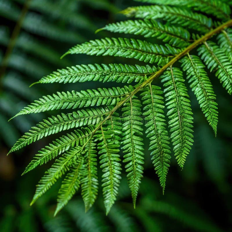 Information om Fern Leaf Veins royaltyfri illustrationer
