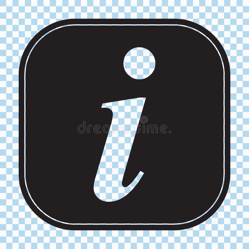 Information sign icon, info icon, vector